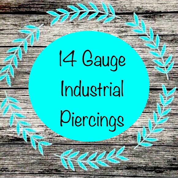 14 Gauge Industrial Piercing - Picture 1 of 1